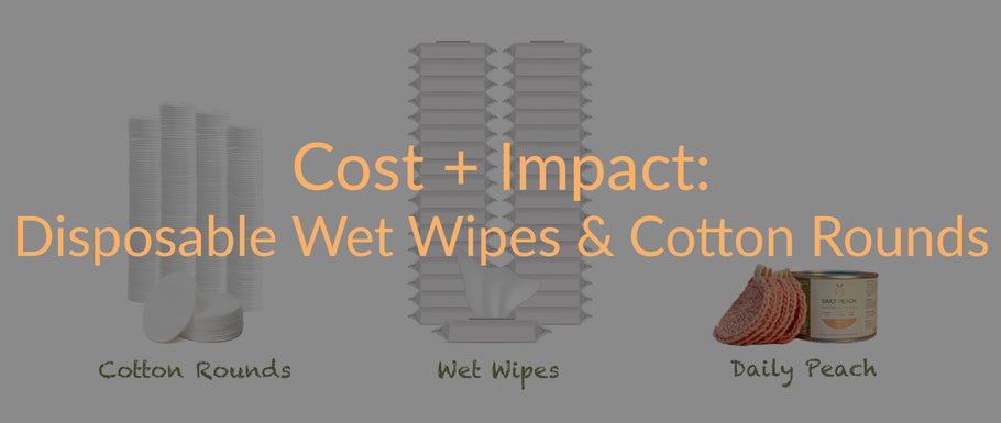 Cost + Impact: Disposable Wet Wipes & Cotton Rounds